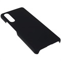 Sony Xperia 10 IV Rubberen Plastic Case - Zwart