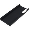 Sony Xperia 10 IV Rubberen Plastic Case - Zwart