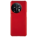 OnePlus 11 Geruberiseerd Kunststof Cover - Rood