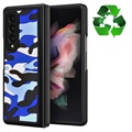 Robuust Camouflagepatroon Samsung Galaxy Z Fold3 5G Hybrid Case