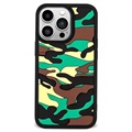 Robuust Camouflagepatroon iPhone 13 Pro Hybrid Case