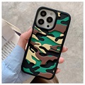 Robuust Camouflagepatroon iPhone 13 Pro Hybrid Case