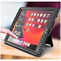 Rugged Series iPad 10.2 2019/2020/2021 Hybride Case met Standaard - Zwart