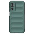 Rugged Series Samsung Galaxy M13 TPU Hoesje - Groen