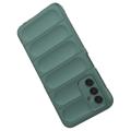 Rugged Series Samsung Galaxy M13 TPU Hoesje - Groen