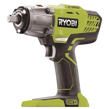 Ryobi R18IW3-0 ONE+ Snoerloze 3-polige slagmoersleutel - 18V, zonder batterij
