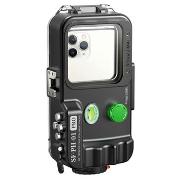 Sea Frogs SF-PH-01-PRO Universele Waterdichte Telefoonhoes - 40m, IPX8 - Zwart