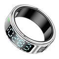 SR08 Smart Ring met Digitaal Display - Maat: 19.9mm - Zilver
