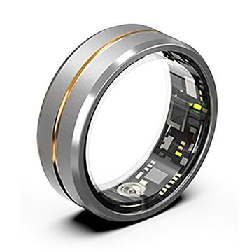 SR2 Elegante Smart Ring met Oplaadhouder - 19.9mm - Goud / Zilver