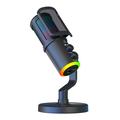 SU9 RGB Gaming USB Microfoon met Popfilter Mesh - Zwart