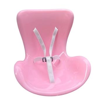 Veiligheidsautostoeltje voor Labubu pop 17cm - Roze