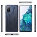Saii 2-in-1 Samsung Galaxy S20 FE TPU-hoesje en schermbeschermer van gehard glas