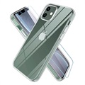 Saii 2-in-1 iPhone 12 Mini TPU-hoesje en schermbeschermer van gehard glas