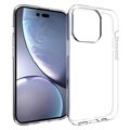 Saii 2-in-1 iPhone 14 Pro TPU-hoesje en schermbeschermer van gehard glas