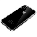 Saii 2-in-1 iPhone X/XS TPU-hoesje en schermbeschermer van gehard glas