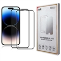 iPhone 15 Pro Max Saii 3D Premium Glazen Screenprotector - 2 St.