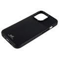 Saii Carbon Fiber iPhone 13 Pro Max TPU Case - Zwart