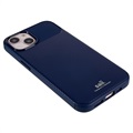 Saii Carbon Fiber iPhone 13 TPU Case - Blauw