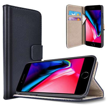 iPhone 8/SE (2020)/SE (2022) Saii Classic Wallet Case - Zwart