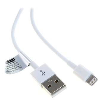 Saii Lightning / USB Kabel - iPhone, iPad, iPod - 1m - Wit