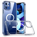 Saii Magnetische Serie iPhone 12 mini Hybrid Case - Doorzichtig