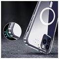 Saii Magnetische Serie iPhone 12 Pro Max Hybrid Case - Doorzichtig