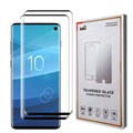 Saii 3D Premium Samsung Galaxy S10 Glazen Screenprotector - 9H, 2 St.