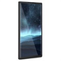 Saii Premium Samsung Galaxy S22 Ultra 5G vloeibare siliconen hoes - zwart