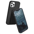 Saii iPhone 13 Pro siliconen hoesje met draagriem - zwart