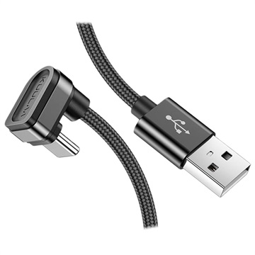 Saii U-Vorm USB-C Kabel - 1m - Zwart
