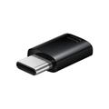 Samsung EE-GN930 MicroUSB / USB Type-C Adapter - Bulk - Zwart