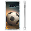 Samsung Galaxy S10e Hybride Case - Voetbal