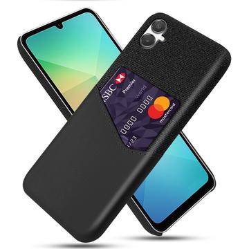 Samsung Galaxy A07 4G KSQ Hoesje met Kaartenzak - Zwart