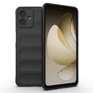 Samsung Galaxy A07 4G Rugged TPU Hoesje - Zwart