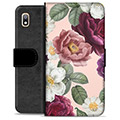 Samsung Galaxy A10 Premium Wallet Case - Romantische Bloemen