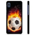 Samsung Galaxy A10 Beschermhoes - Voetbal Vlam