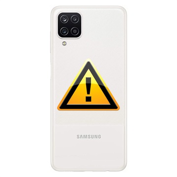 Samsung Galaxy A12 Batterij Cover Reparatie - Wit