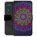 Samsung Galaxy A12 Premium Wallet Case - Kleurrijke Mandala