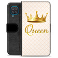 Samsung Galaxy A12 Premium Portemonnee Hoesje - Queen
