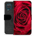 Samsung Galaxy A12 Premium Wallet Hoesje - Roze