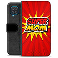 Samsung Galaxy A12 Premium Portemonnee Hoesje - Super Mom
