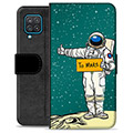 Samsung Galaxy A12 Premium Portemonnee Hoesje - Naar Mars
