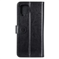 Samsung Galaxy A12 Wallet Case met Magnetische Sluiting - Zwart
