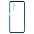 Samsung Galaxy A13 5G Magnetisch Hoesje met Gehard Glas - Blauw