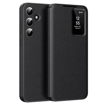 Samsung Galaxy A16 Smart Clear View Flip Hoesje met kaartsleuf