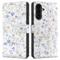 Samsung Galaxy A17 Tech-Protect Portemonnee Hoesje Met Magneet & Standaard - Lentebloemen