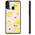Samsung Galaxy A20e Beschermhoes - Citroenpatroon