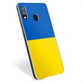 Samsung Galaxy A20e TPU Hoesje Oekraïense Vlag - Geel en Lichtblauw
