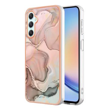 Samsung Galaxy A25 Marmerpatroon Gegalvaniseerd IMD TPU Hoesje