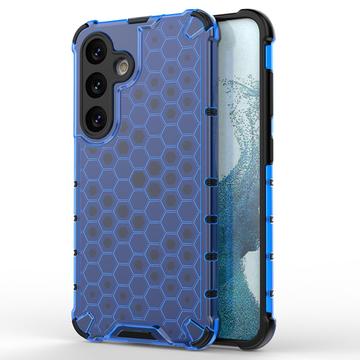 Samsung Galaxy A26 Honeycomb Armored Hybride Hoesje - Blauw
